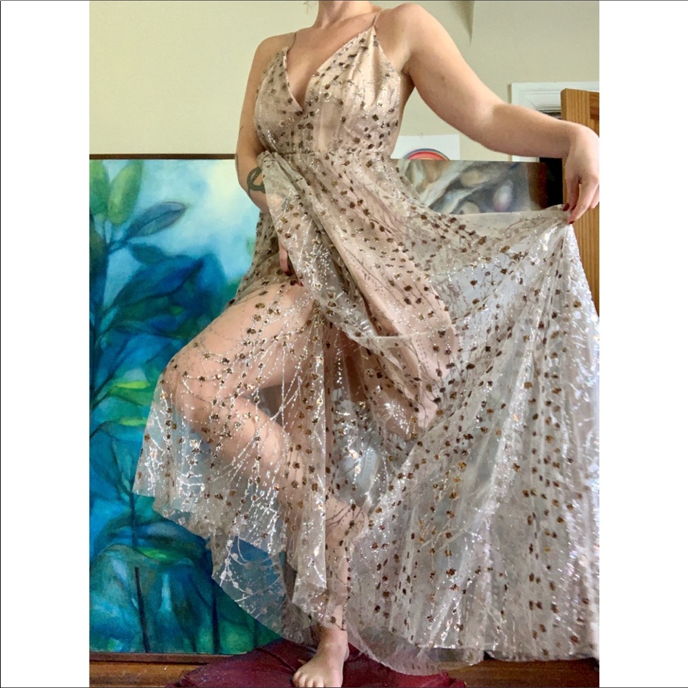 Lulus sparkle summer gown